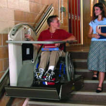 Straight Inclined Platform Wheelchair Lift 9 1